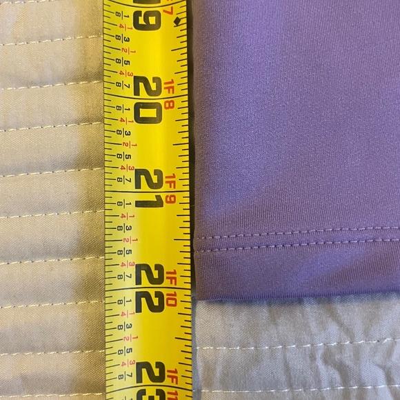 Under Armour Pullover 1/2 Zip Long Sleeve Heatgear Purple - Size JM - Picture 5 of 10